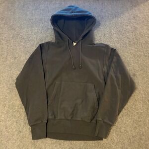 Vintage Y2K Champion Reverse Weave Blank Gray Heavyweight Casual Hoodie Adult Sm